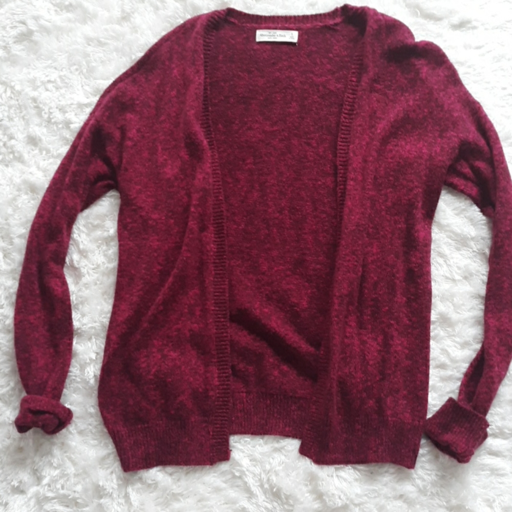 A&F marbled loose cardigan